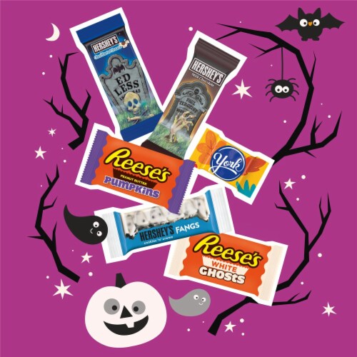 Hershey Spooky Shapes Snack Size Candy Assortment Perspective: left