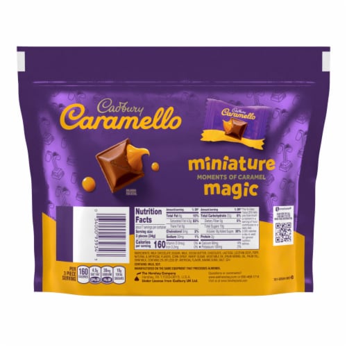 CADBURY CARAMELLO Miniatures Milk Chocolate Caramel Candy Share Pack Perspective: left