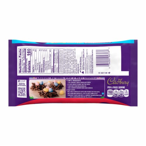 CADBURY MINI EGGS Milk Chocolate Rainbow Easter Candy Bag Perspective: left