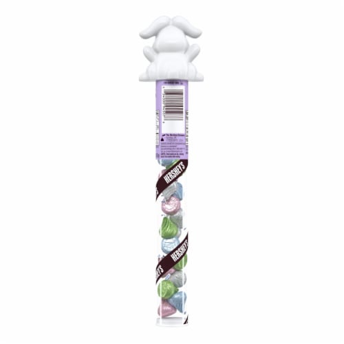 HERSHEY'S KISSES Milk Chocolate Easter Candy Plastic Cane Perspective: left