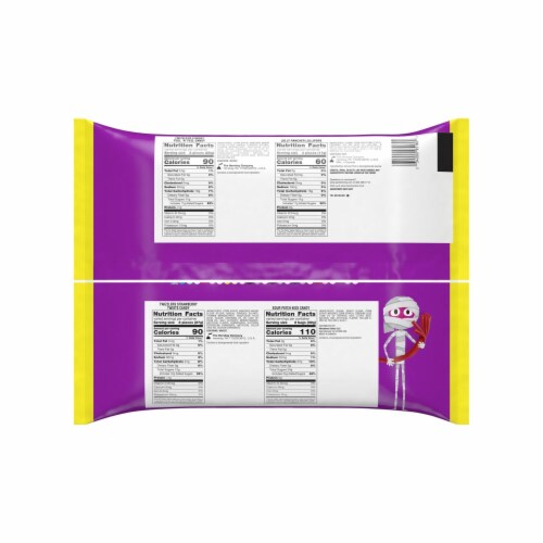 Hershey and Mondelez Fruit Flavored Assortment Chewy and Hard Candy Halloween Bulk Variety Bag Perspective: left