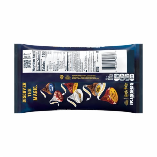 HERSHEY'S KISSES Milk Chocolate Harry Potter™ Halloween Candy Bag Perspective: left
