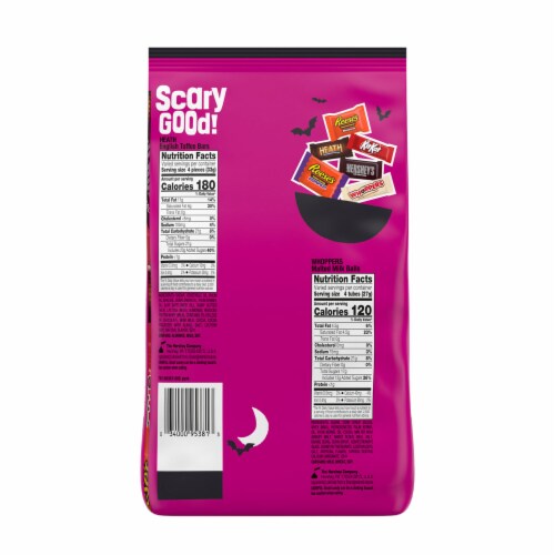 Hershey Assorted Flavored Halloween Candy Bulk Bag Perspective: left