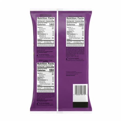 HERSHEY'S and REESE'S Assorted Flavored Hearts Valentine Candy Bag Perspective: left