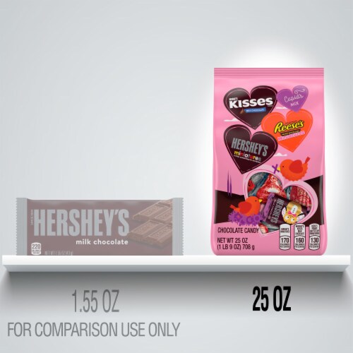 Hershey's Valentine's Cupid's Mix Assorted Candy Perspective: left