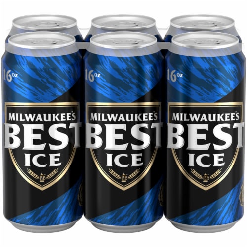Milwaukee's Best Ice Beer American Lager Beer Perspective: left