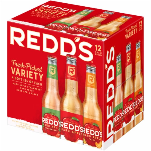 Redd's® Fresh-Picked Variety Golden Ale Beer Perspective: left