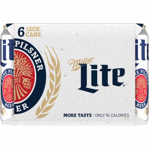 Miller Lite American Pilsner Light Lager Beer Perspective: left