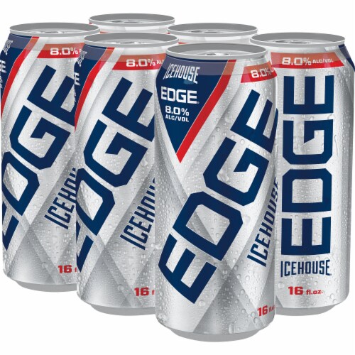 Icehouse Edge Lager Beer Perspective: left