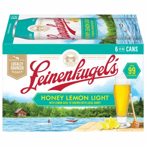 Leinenkugel's Honey Lemon Light Craft Beer Perspective: left