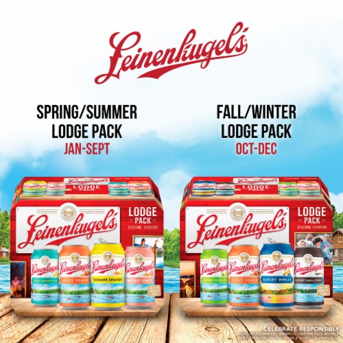 Leinenkugel's Lodge Summer Craft Beer Variety Pack Perspective: left