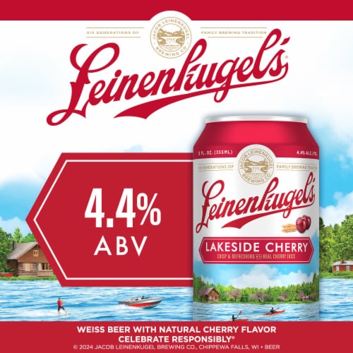 Leinenkugel's Lakeside Cherry Lager Craft Beer Perspective: left