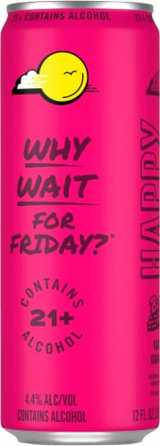 Happy Thursday™ Raspberry Dragonfruit Spiked Still Refresher Perspective: left