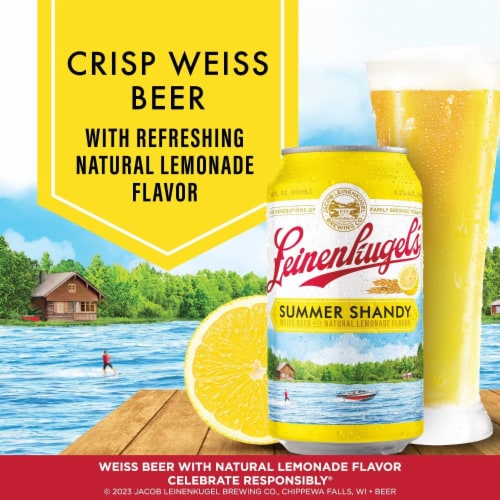 Leinenkugel's Summer Shandy Craft Beer Perspective: left