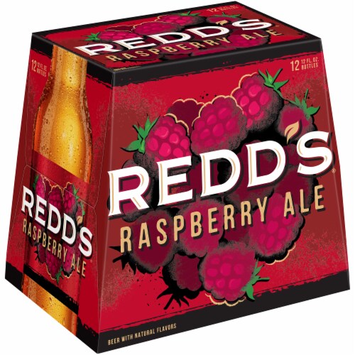 Redd's Strawberry Ale Beer Perspective: left