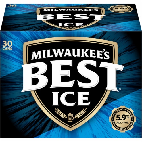 Milwaukee's Best Ice Beer American Lager Beer Perspective: left