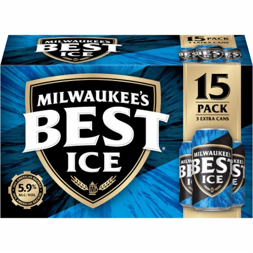 Milwaukee's Best Ice Beer American Lager Beer Perspective: left