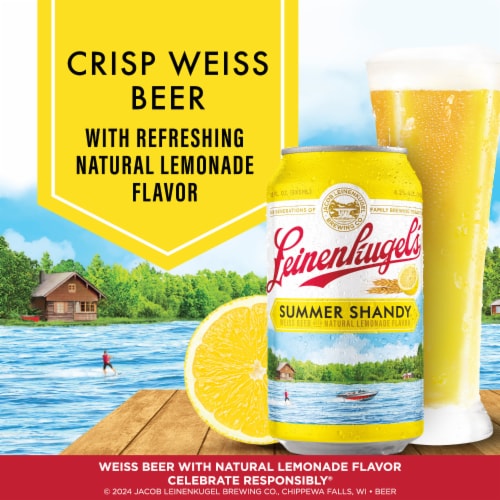 Leinenkugel's Summer Shandy Craft Beer Perspective: left