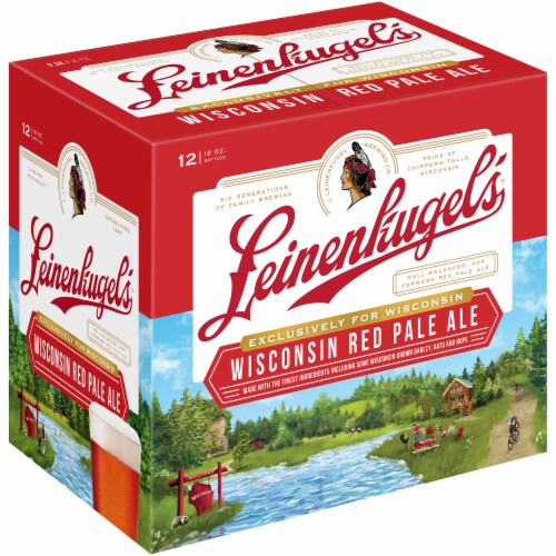 Leinenkugel's Wisconsin Red Pale Ale Beer 12 Count Perspective: left