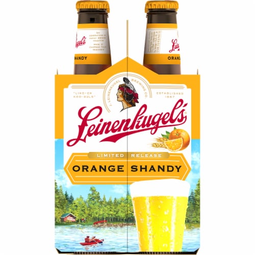 Leinenkugel's Orange Shandy Beer Perspective: left