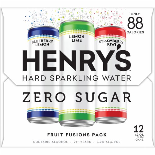 Henry's Hard Sparkling Water Seltzer Variety Pack Perspective: left