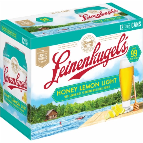 Leinenkugel's Honey Lemon Light Craft Beer Perspective: left
