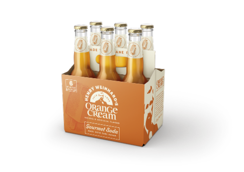 Henry Weinhard's Gourmet Orange Cream Soda Perspective: left
