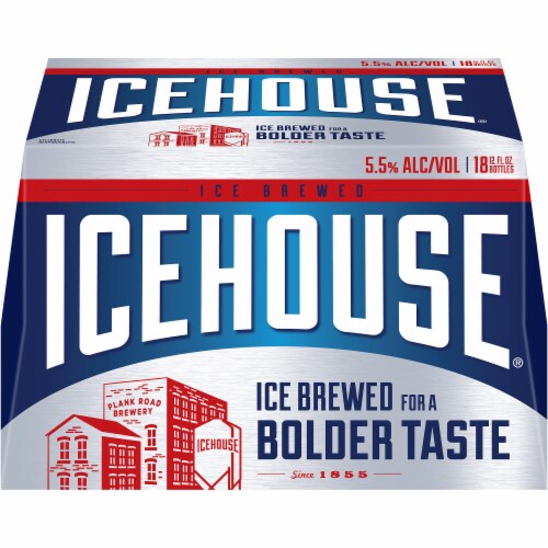 Icehouse American Lager Beer Perspective: left