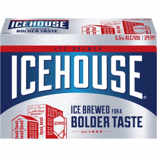 Icehouse American Lager Beer Perspective: left