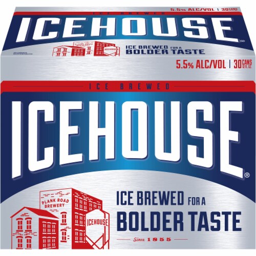 Icehouse American Lager Beer Perspective: left