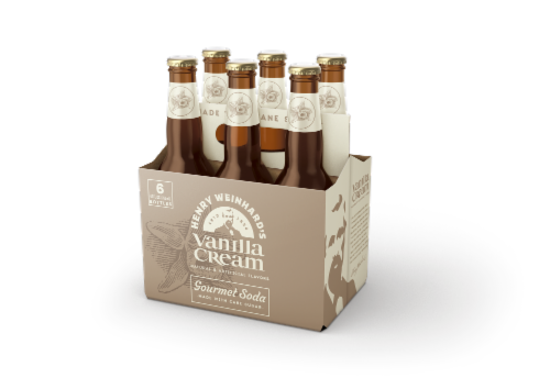Henry Weinhard's Vanilla Cream Soda Perspective: left
