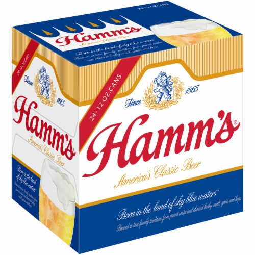 Hamm's Classic Beer Perspective: left