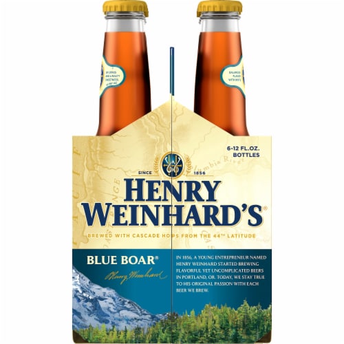 Henry Weinhard's Blue Boar Pale Ale Perspective: left