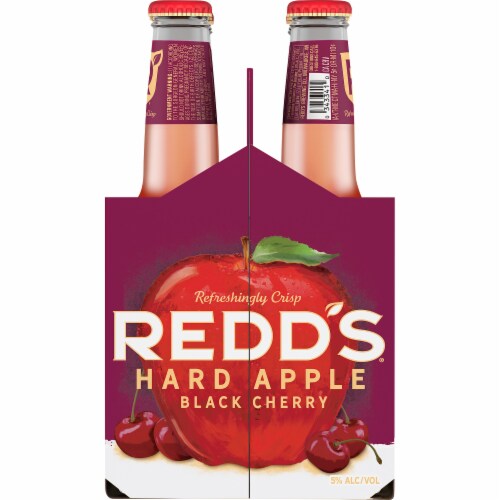 Redd's® Hard Apple Black Cherry Ale Beer Perspective: left