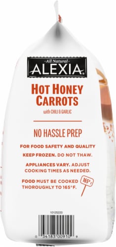 Alexia® Frozen Hot Honey Carrots Perspective: left