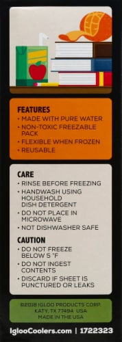 Igloo Maxcold Natural Ice 44 Cube Ice Substitute Sheet - Blue Perspective: left