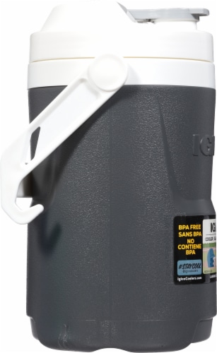 Iglooo Classic Beverage Jug - Gray/White Perspective: left