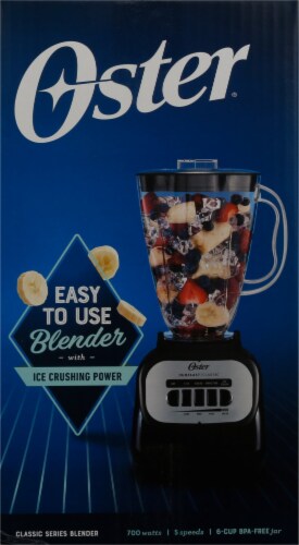 Oster® Classic Series 5-Speed Blender - Black Perspective: left