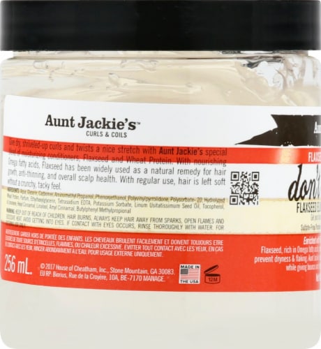 Aunt Jackie's™ Don't Shrink Flaxseed Elongating Curling Gel Perspective: left