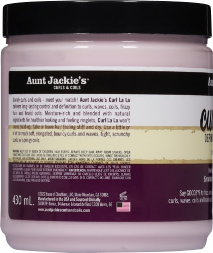 Aunt Jackie's™ Curl La La Defining Curl Custard Perspective: left