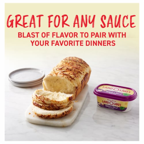 Land O Lakes Garlic & Herb Butter Spread Perspective: left