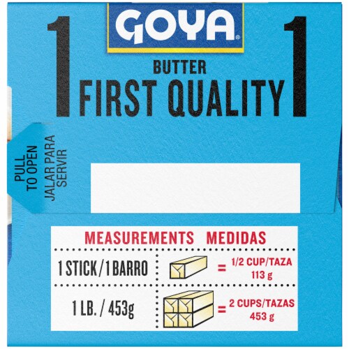 Goya Unsalted Butter Sticks Perspective: left