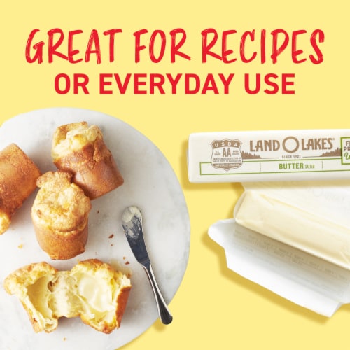 Land O Lakes® Salted Butter Sticks 2 Pack Perspective: left