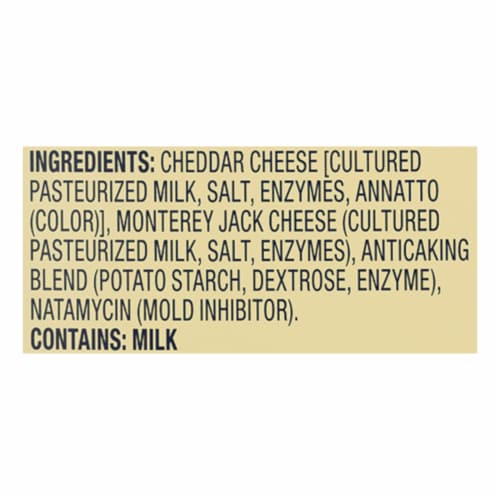 Land O Lakes Cheddar Jack Traditional Cut Shredded Cheese Perspective: left