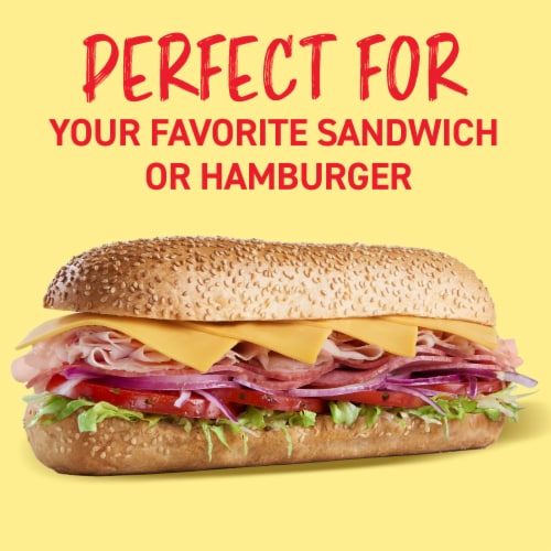 Land O Lakes® Sliced Yellow Deli American Cheese Product Perspective: left