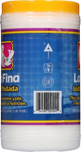 La Fina Iodized Salt Perspective: left