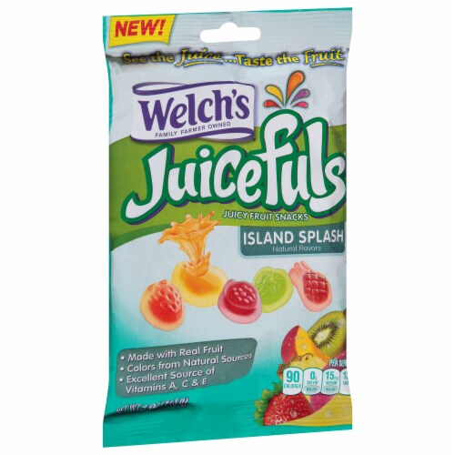 Welch's Juicefuls® Island Splash Juicy Fruit Snacks Perspective: left