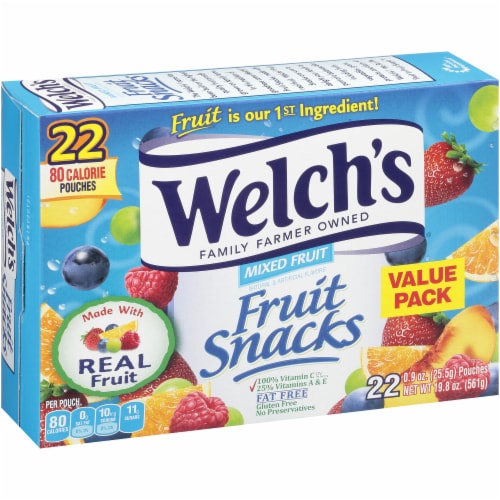 Welch's® Mixed Fruit Fruit Snacks 22 Count Perspective: left