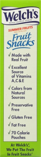 Welch's Summer Fruits Fruit Snacks Perspective: left