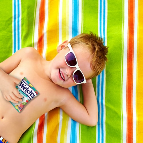 Welch's Fruit Snacks, Fruit Punch & Island Fruits, Gluten Free Snack Packs Perspective: left